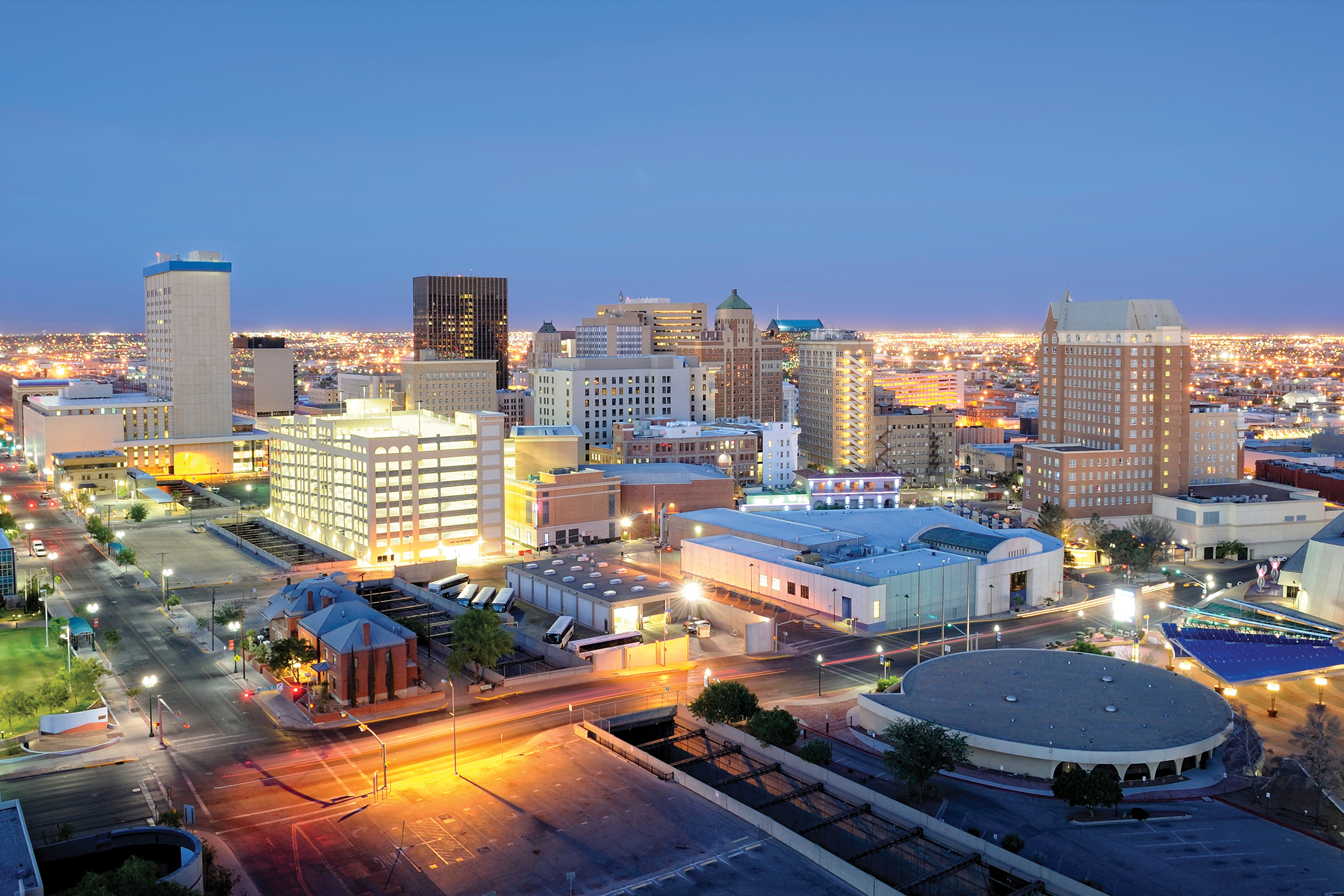 Cityscape in El Paso, Texas