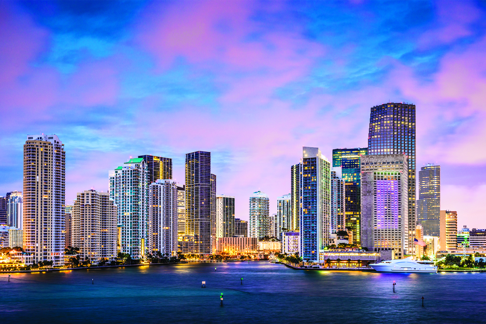 Cityscape in Miami, Florida